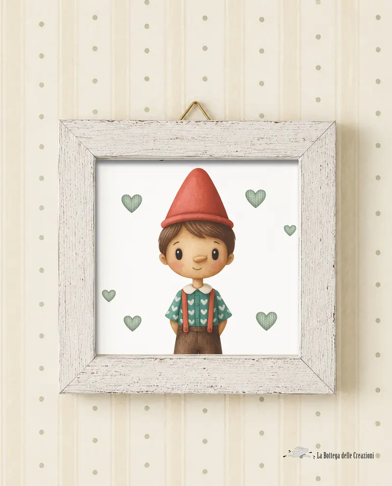 Quadretti cornicette Pinocchio