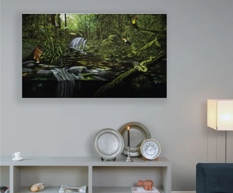 Quadro "Jungle" , 120 x 70 cm. High quality classy design.