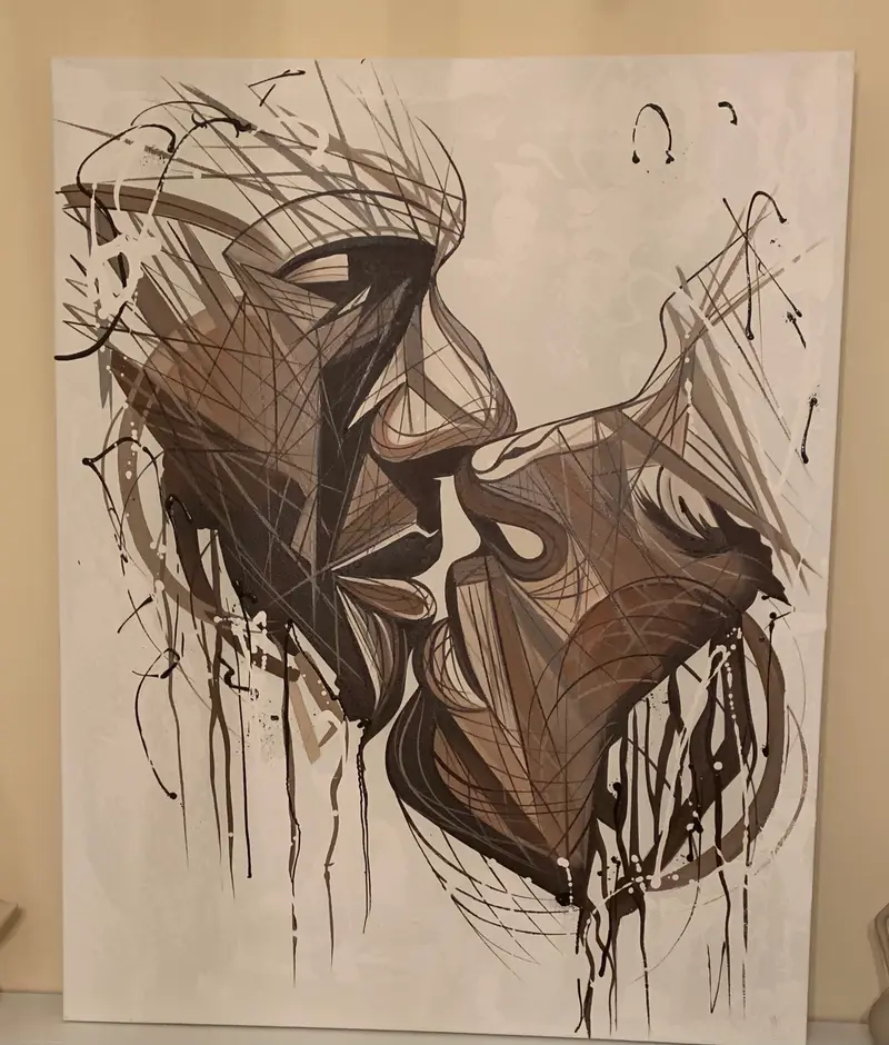 Quadro pittura su tela 100x80