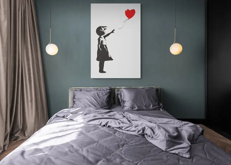 Quadro riproduzione "Girl whith Balloon"