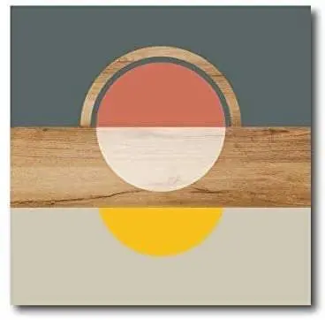 Quadro su tela, 50 x 50 cm. Design Astratto Geometrico.