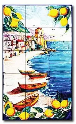 Quadro su tela, 50 x 80 cm. Paesaggio siciliano, sicilian art design.