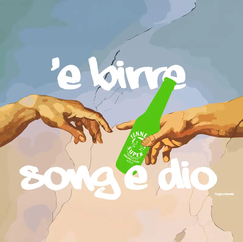 QUADRO SU TELA DAGA LogoComune 30x30
