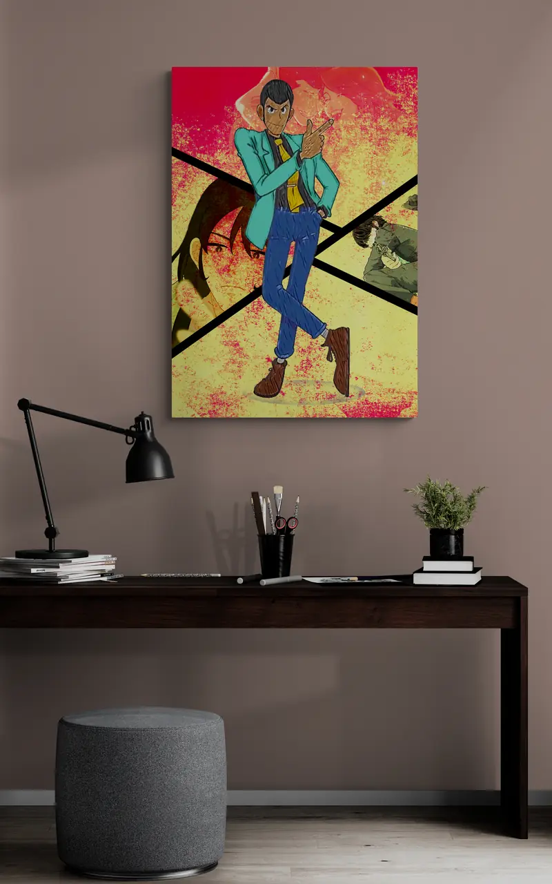 QUADRO SU TELA, ICON, LUPIN(Copia)