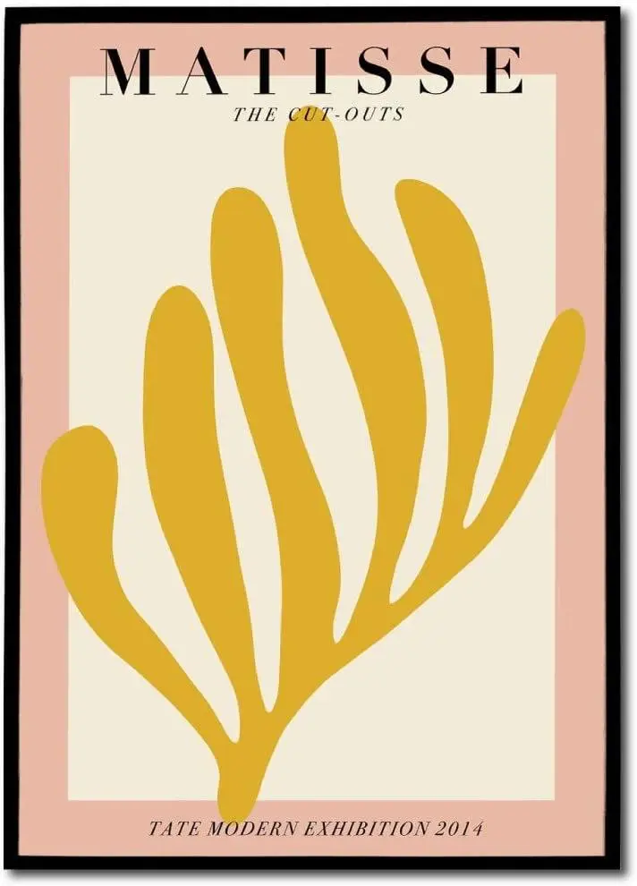 Quadro su tela, Matisse. Parigi vintage poster. Opere d' autore.