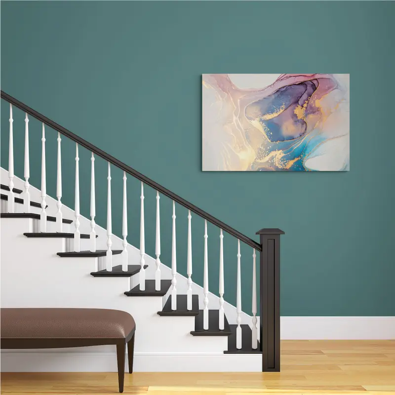 Quadro su tela, "Onice Astratto" 120 x 80 cm.