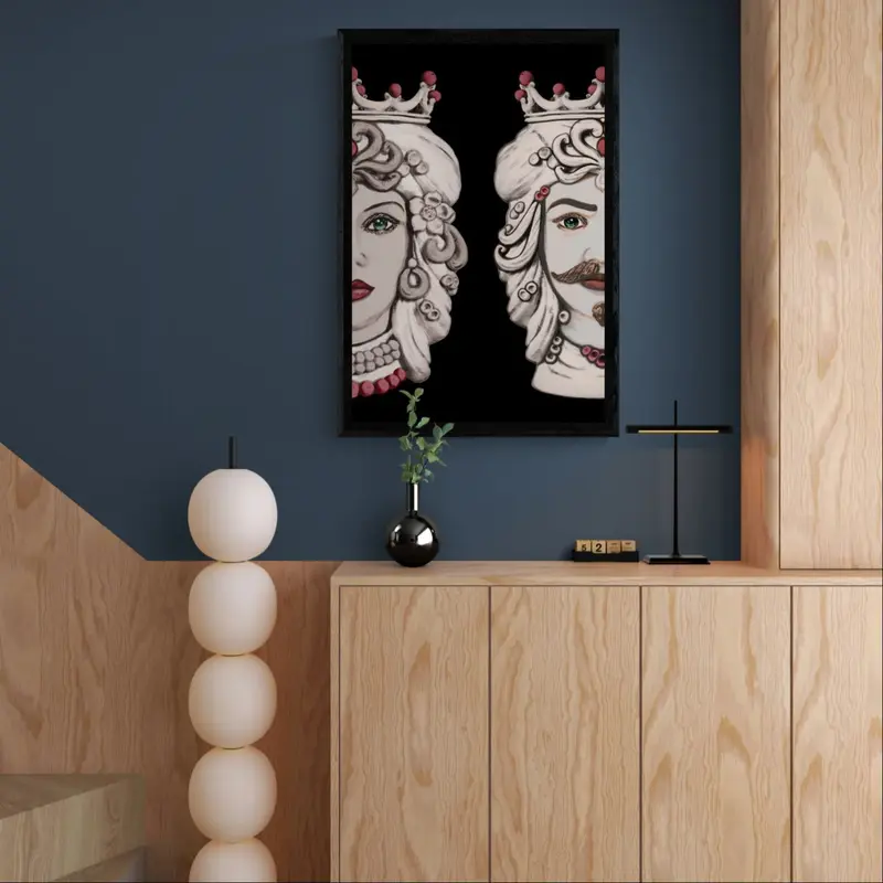 Quadro Teste di Moro Kalsa – Dualità
