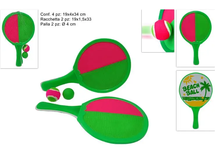 RACCHETTE SET 2 PZ 2 PALLINE 30110232