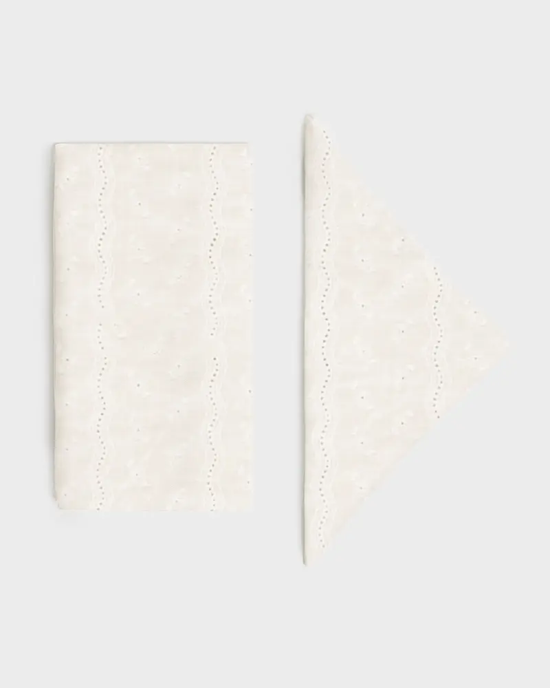 Ralph Lauren Home x Cabana, Vineyard Eyelet Napkins (Set of 4)
