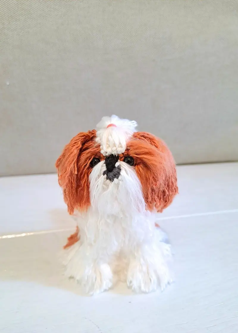 Realistic Shih Tzu Crochet Pattern – Amigurumi Dog Plush PDF Tutorial