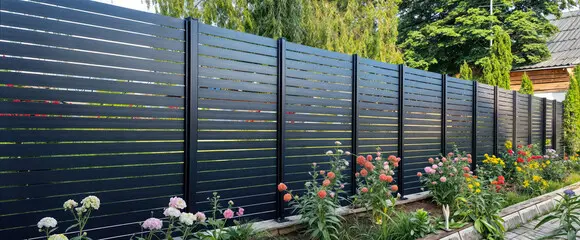 RECINZIONE MODULARE LUNGHEZZA IN DOGHE DI PVC 150 CM ALTEZZA 180 CM