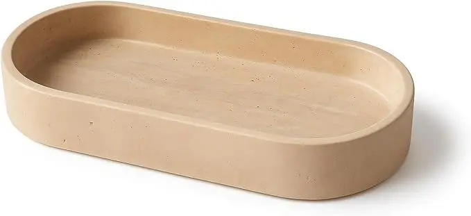 Rectangular Travertine Tray