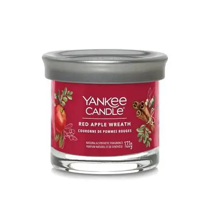 RED APPLE WREATH - Yankee Candle- Tumbler Piccola