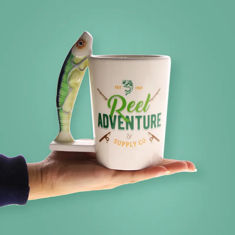 "ReelAdventure" - tazza per chi ama la pesca - IN ESCLUSIVA