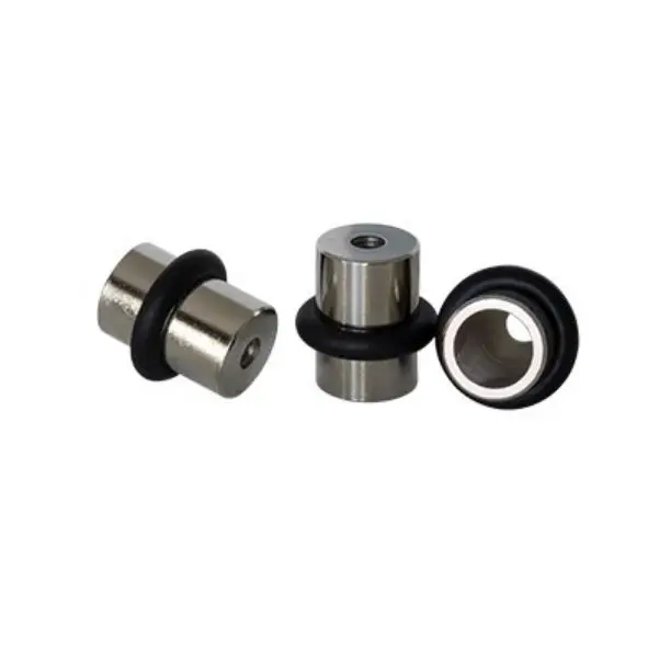 REGGIRIPIANO (PERNO) PER VETRINE E RIPIANI CON GOMMA DIAM.12X18 REGGIVETRO O-ring OTTONE NICHELATO