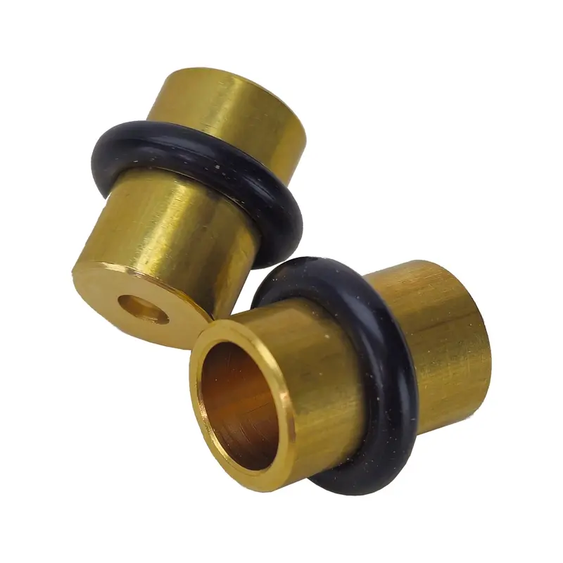 REGGIRIPIANO (PERNO) PER VETRINE E RIPIANI CON GOMMA DIAM.12X18 REGGIVETRO O-ring OTTONE