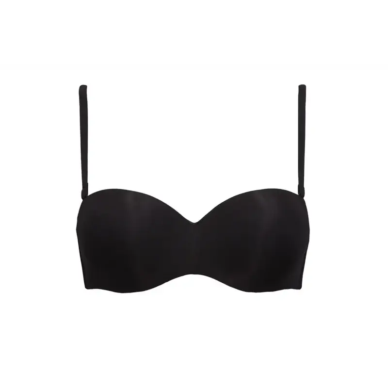 Reggiseno a fascia con spallini removibili imbottito con ferretto Fantastic