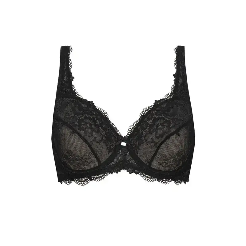 Reggiseno con ferretto senza imbottitura in pizzo