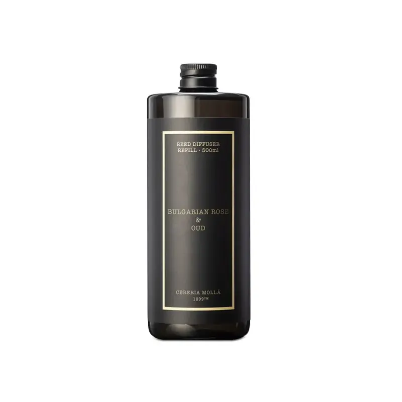 Ricarica 500 ml per profumatore a bastoncini Mikado Bulgarian Rose & Oud | Cereria Molla 1899