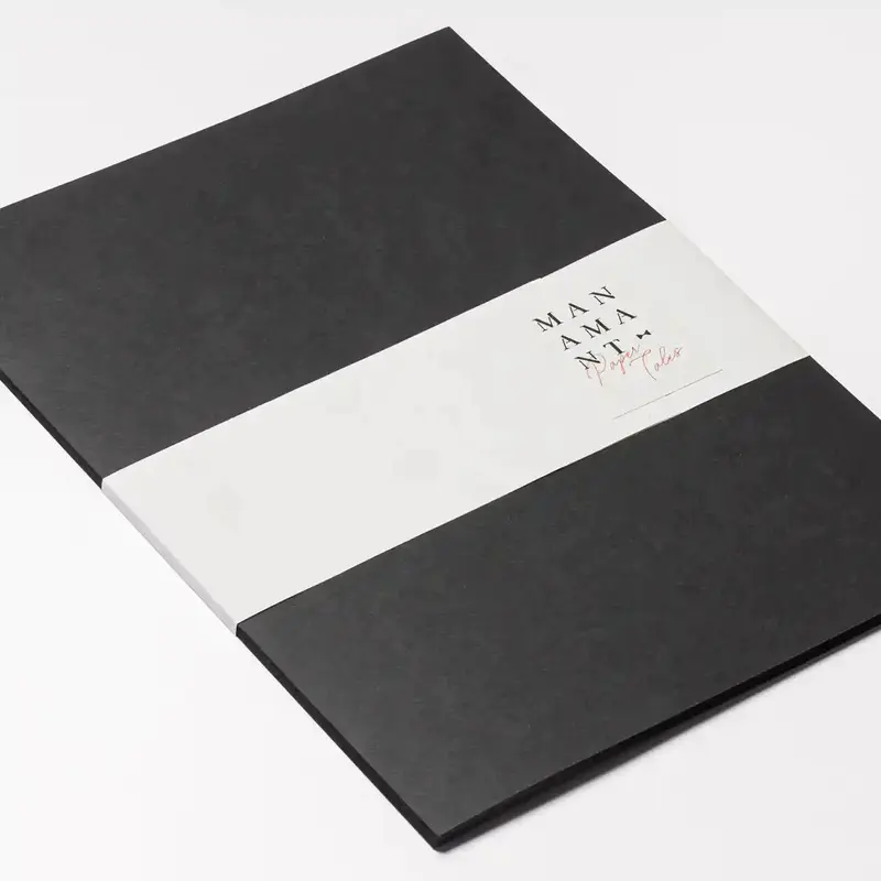Risma da 30 fg A4 di Carta nera liscia - 120gsm