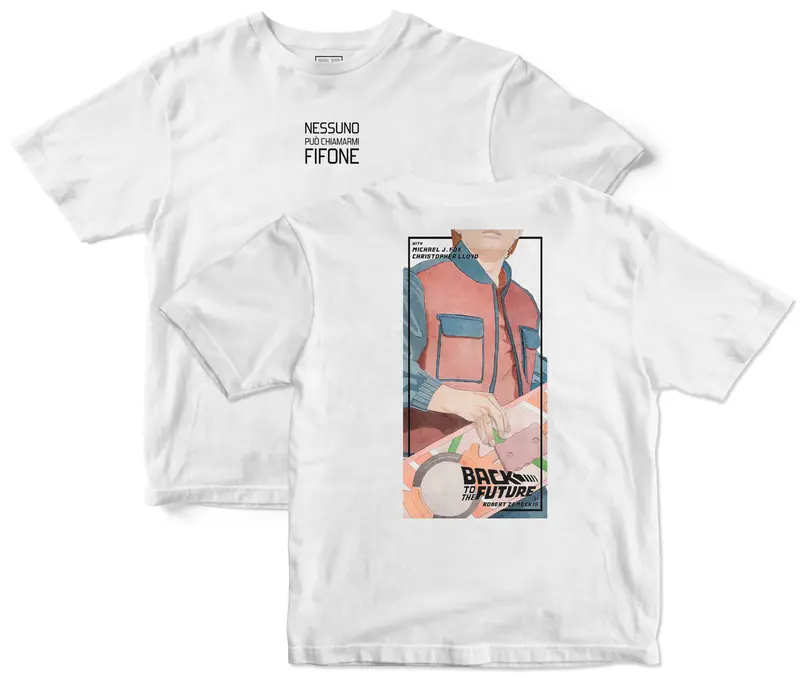 RITORNO AL FUTURO SCRIPT T-SHIRT