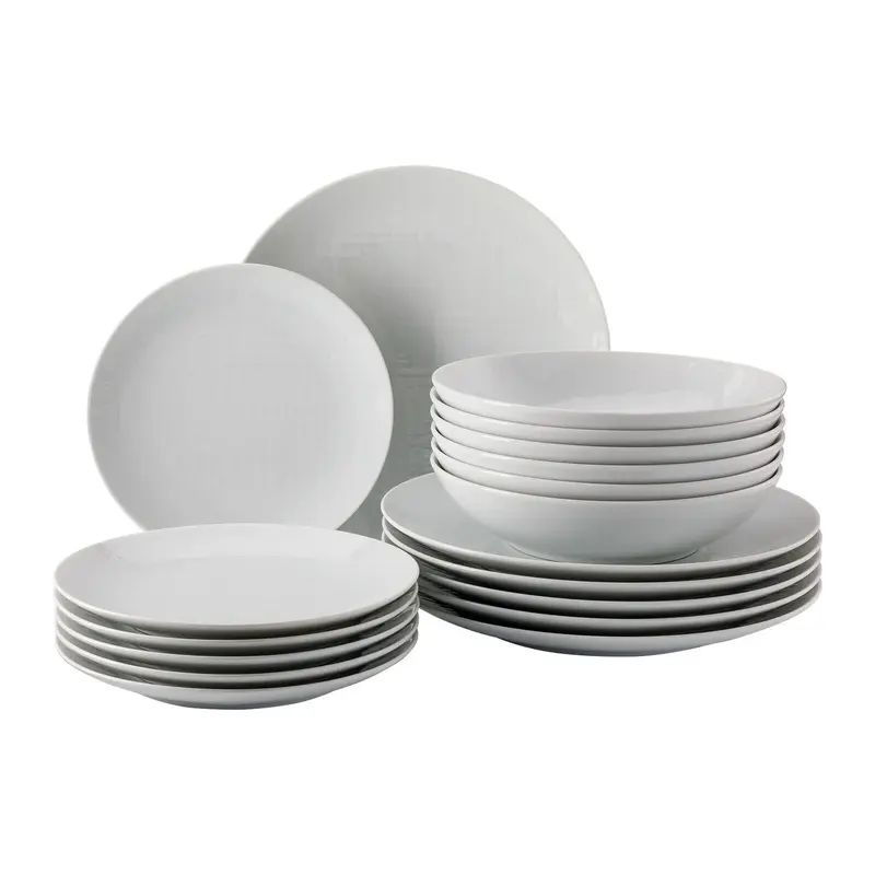 ROSENTHAL - MESH WEISS SERV.PIATTI 18 PEZZI IN PORCELLANA BIANCA