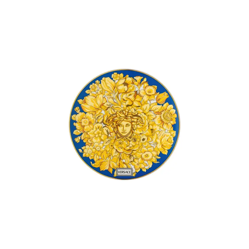 Rosenthal VERSACE - Linea MEDUSA RHAPSODY - Piatto Blue 17cm