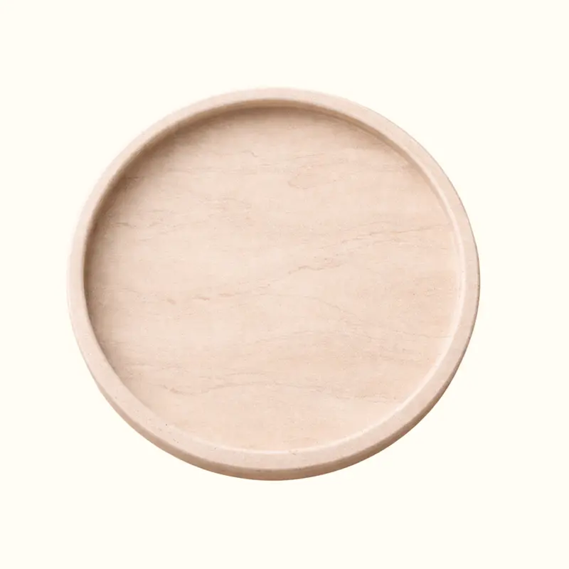 Round Apricena Stone Plate Ø25 cm