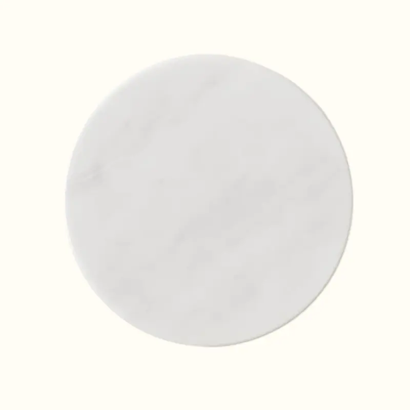 Round Carrara Marble Serving Board Ø30 cm