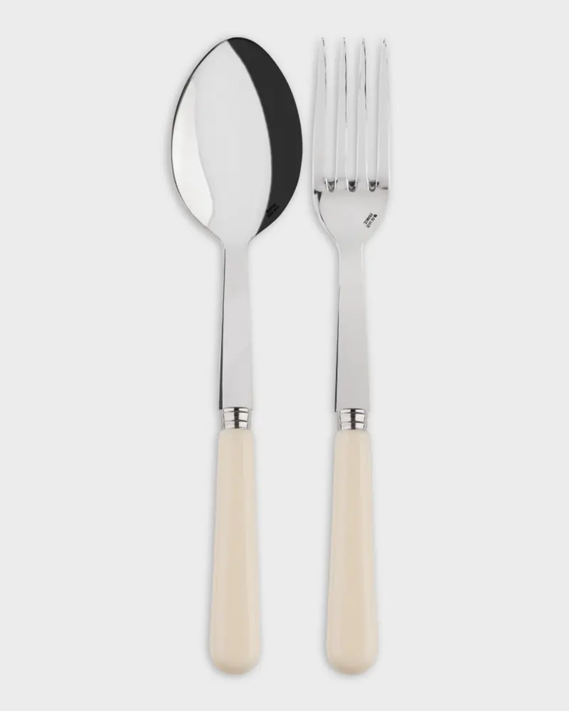 Sabre Serving Set, Ivory