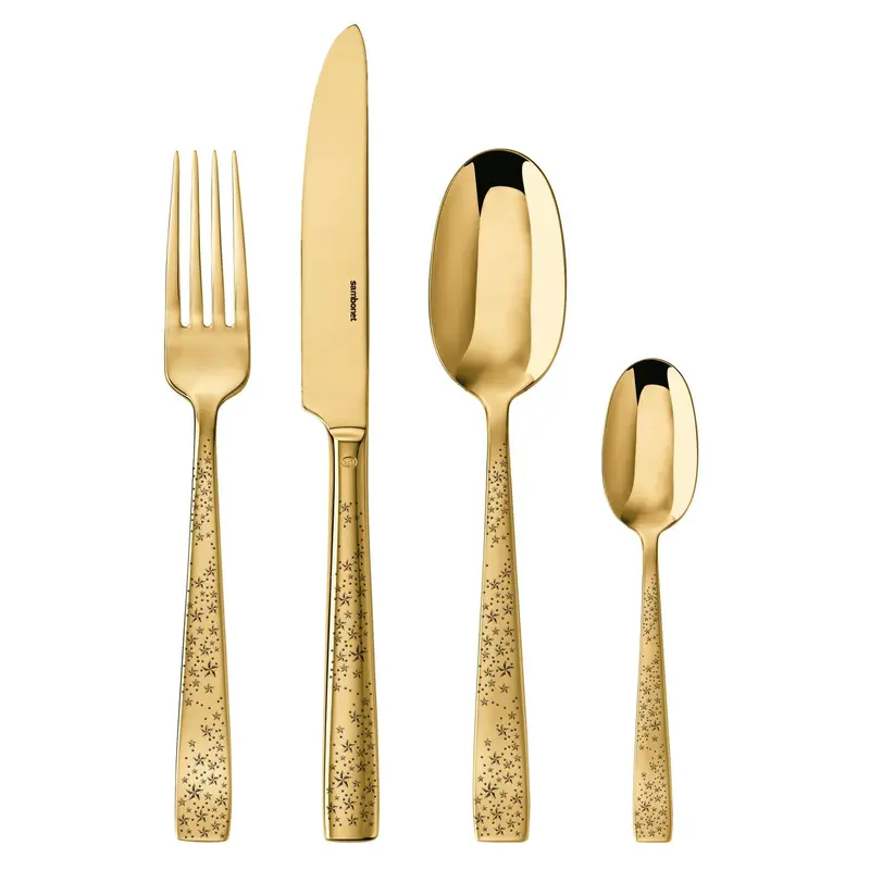 SAMBONET - COMETA GOLD Edizione Limitata Natale Servizio 24 Posate