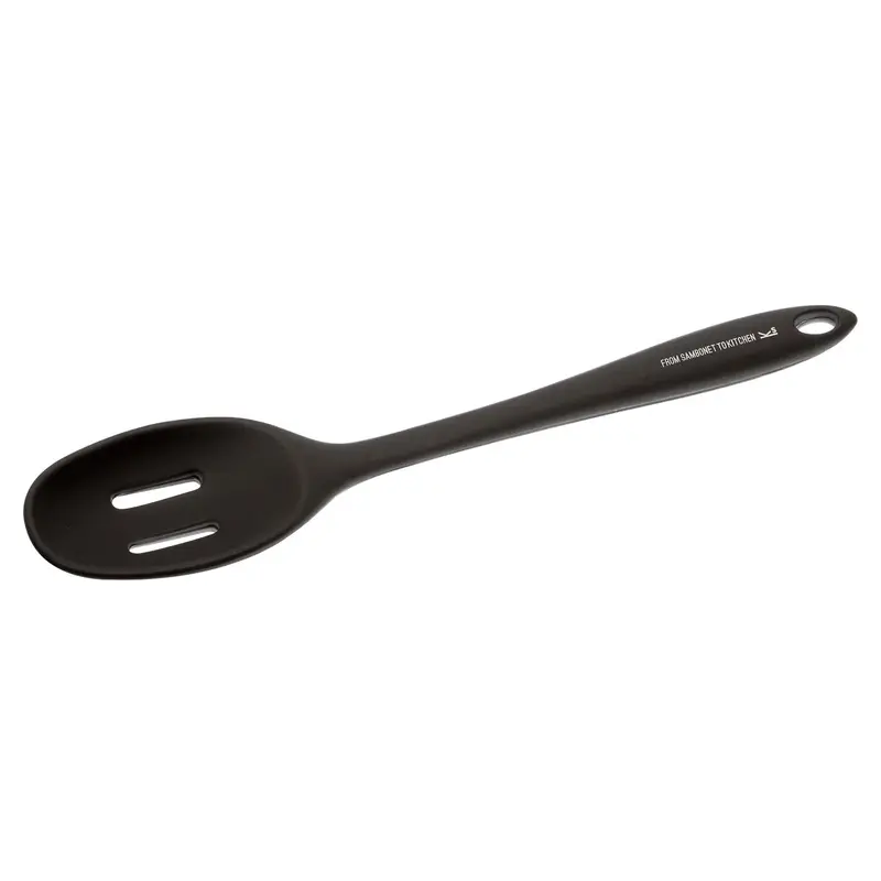 SAMBONET CUCCHIAIONE FORATO CM.29 SILICONE NERO