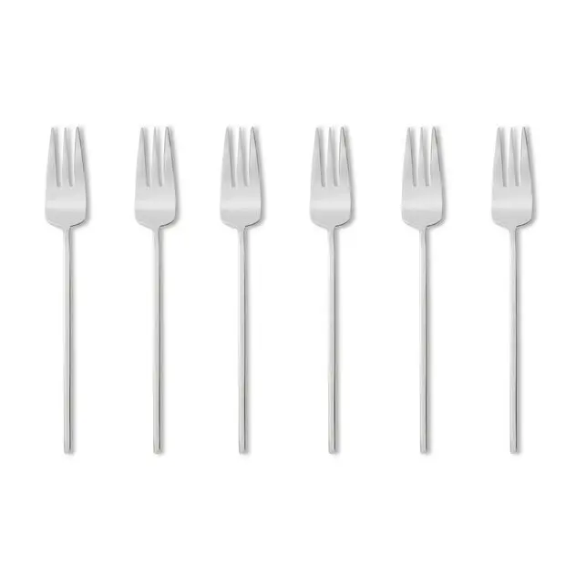 SAMBONET - MODELLO "100" SET 6 FORCHETTE DOLCE IN ACCIAIO INOX