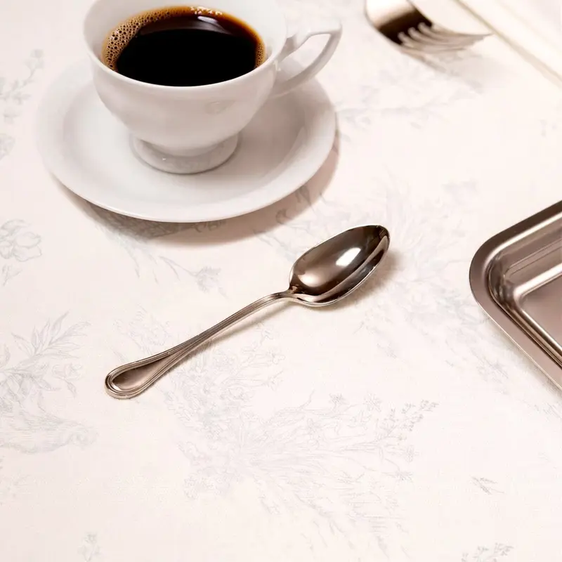 SAMBONET - ROYAL SET 6 CUCCHIAINI CAFFE' ESPRESSO IN ACCIAIO INOX