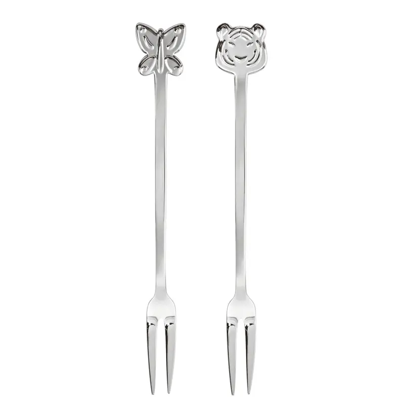 SAMBONET - SET 2 FORCHETTINE PARTY MOD. FASHION IN ACCIAIO INOX