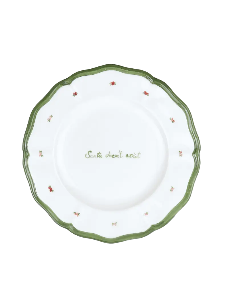 “Santa doesn’t exist” Plate