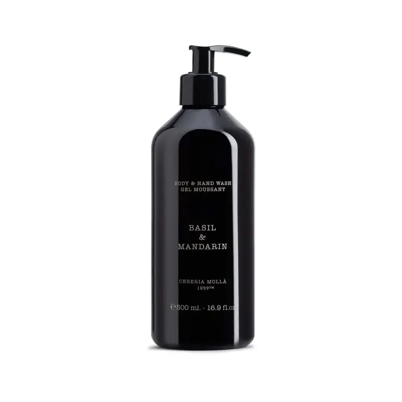 Sapone mani e corpo Basil & Mandarin 500 ml | Cereria Molla 1899