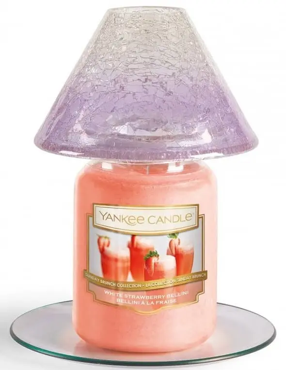 SAVOY -Yankee Candle- Paralume e Piatto Grande Viola