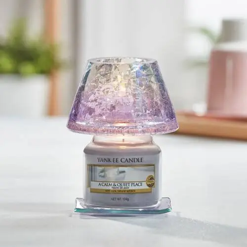 SAVOY -Yankee Candle- Paralume e Piatto Piccolo Viola