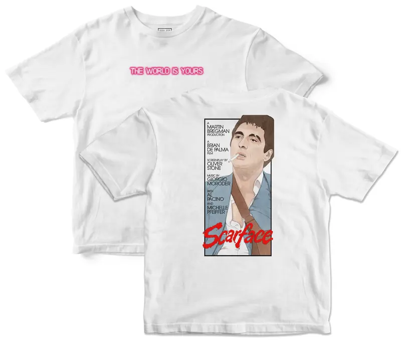 SCARFACE SCRIPT T-SHIRT