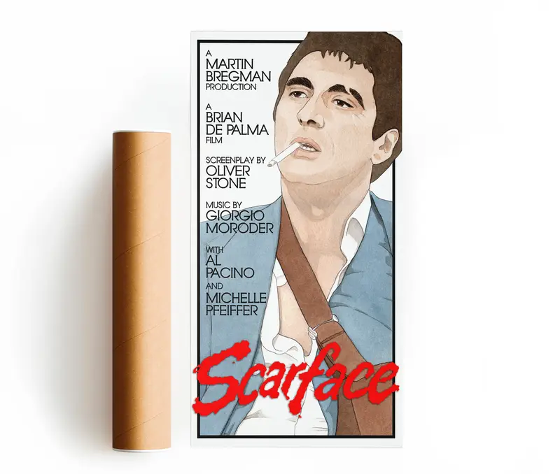 SCARFACE (V.) STAMPA D'ARTE