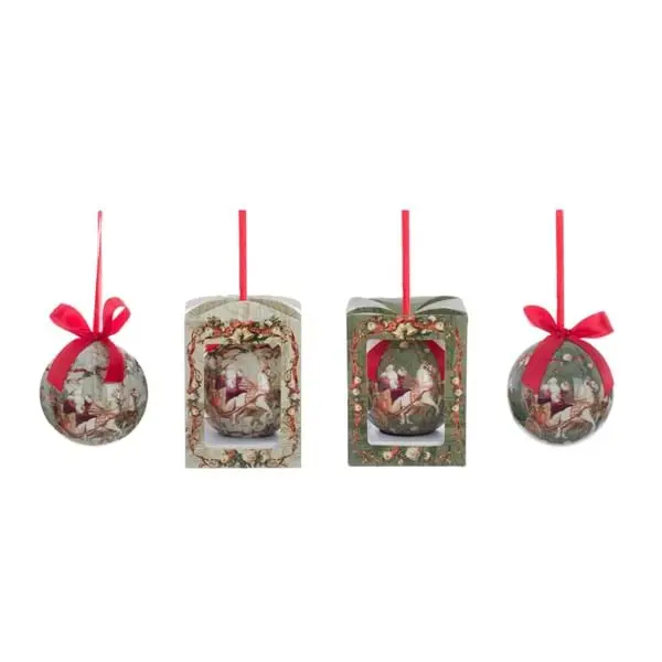 Scatola Con Decoro (Dia.10 Cm)