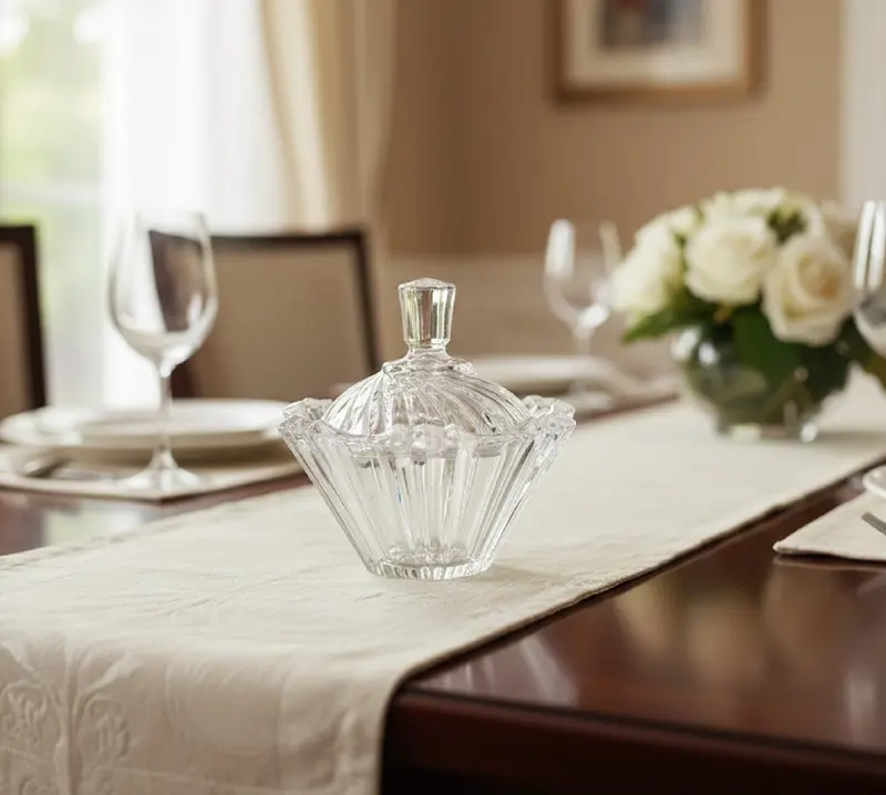 Scatola in vetro decorata con farfalla bomboniera per matrimonio, ricorrenze, Harmony SNVT26129