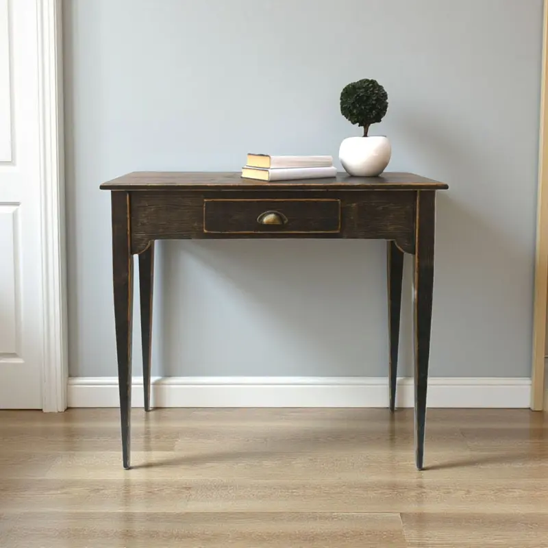 Scrittoio - ARCHITA Nero Shabby L100xP45xH78 cm.