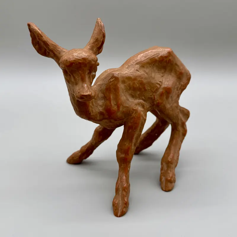 Scultura Bambi Disney cerbiatto Zaccagnini 1950 ca