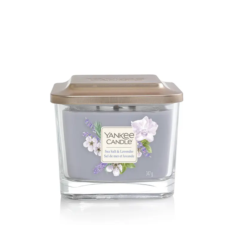 SEA SALT & LAVENDER -Yankee Candle- Candela Media - ELEVATION