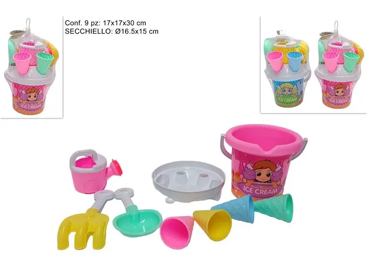 SECCHIELLO COMPLETO DIAM.17 TOPOLINO GIO02557