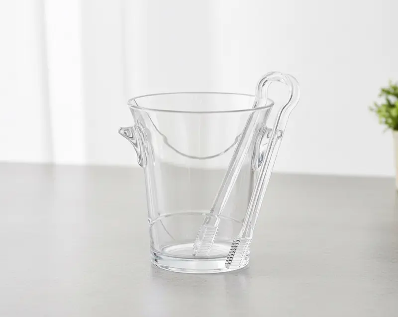 Secchiello per ghiaccio con pinza bomboniera per matrimonio, ricorrenze, Harmony SNVT26095