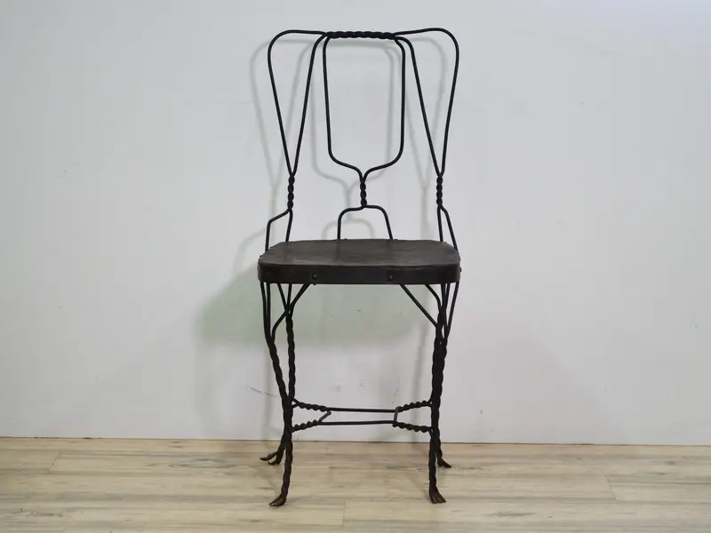 Sedia vintage in ferro cod.SEDIA7