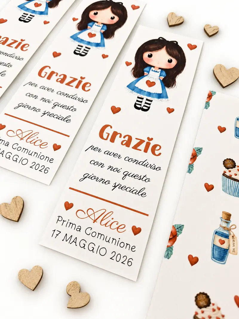 Segnalibri Alice nel Paese delle Meraviglie 2